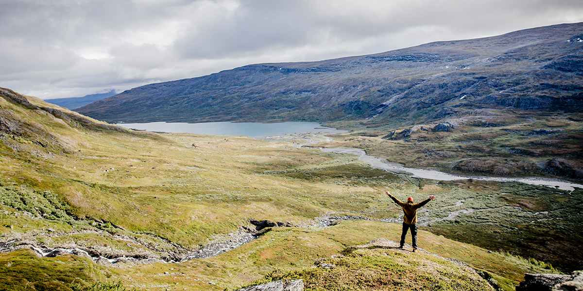 Camping in Sweden - Photo credit Carl Johan Utsi - hiking