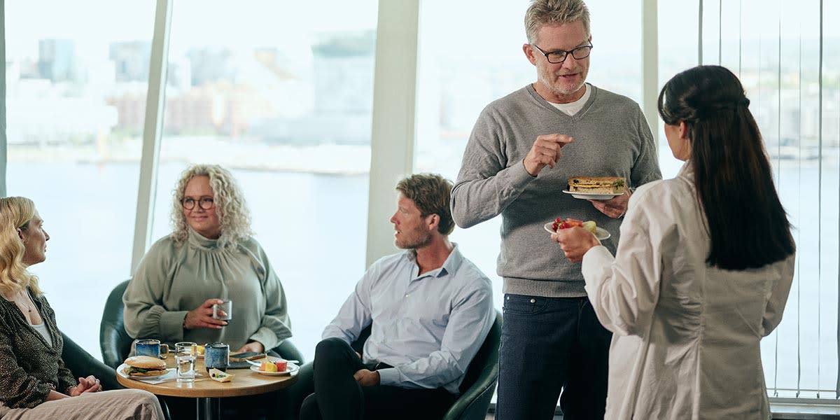 Pause med snack