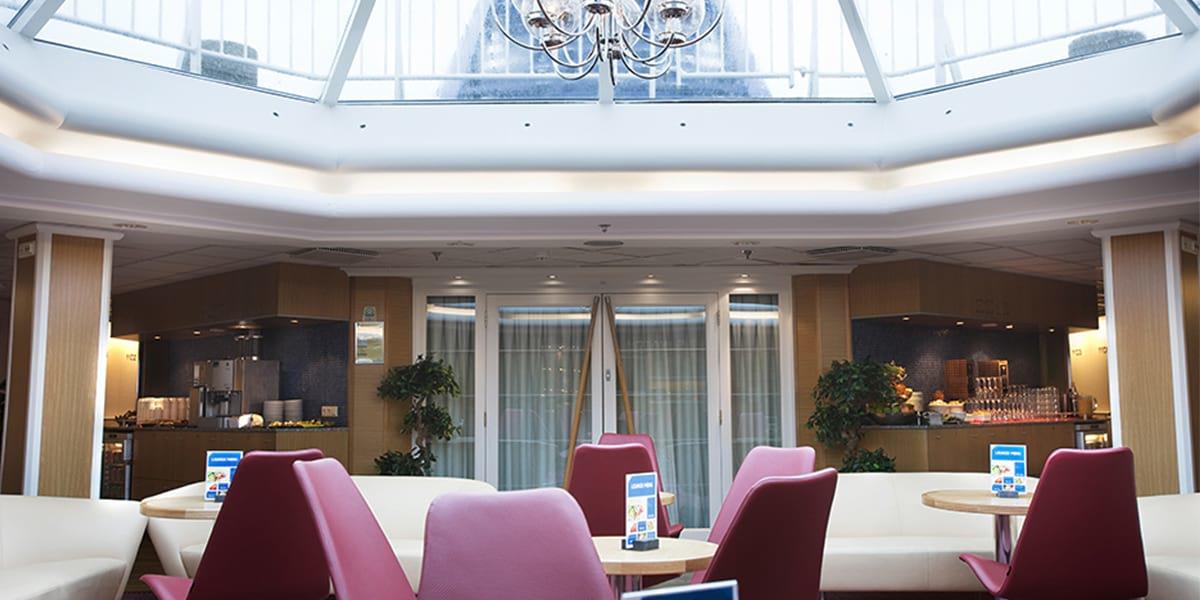 Commodore de luxe lounge på Crown seaways 