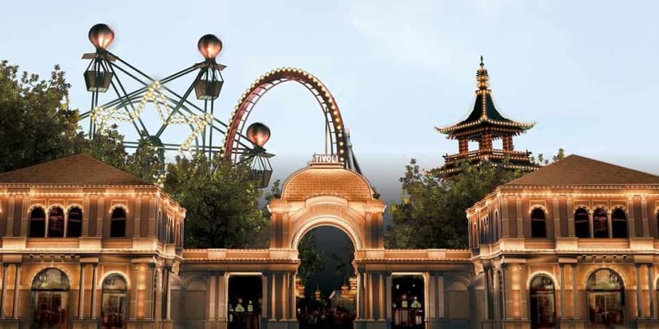 Tivoli the amusement park in Copenhagen Copenhagen Tivoli