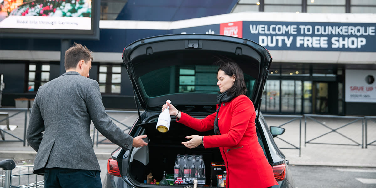 Load your car at our Duty Free Shop Load your car at our Duty Free Shop