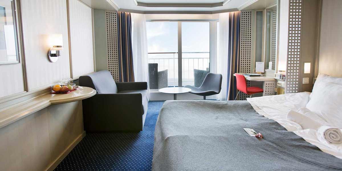 Commodore Balcony med havudsigt på Crown Seaways Commodore Balcony med havudsigt på Crown Seaways