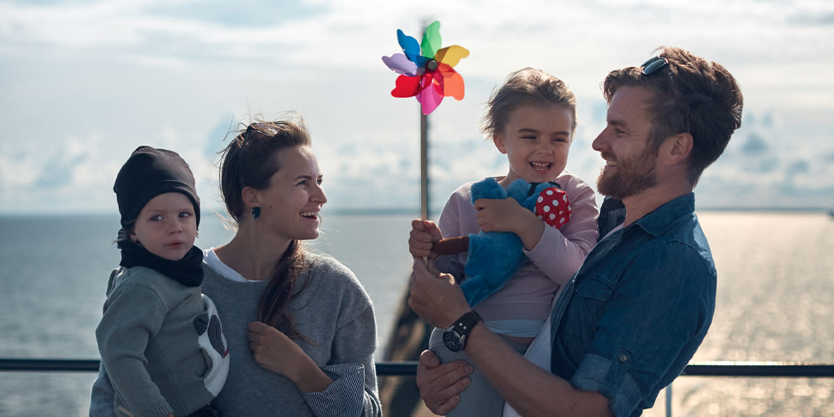 Family with kids onboard Family with kids onboard