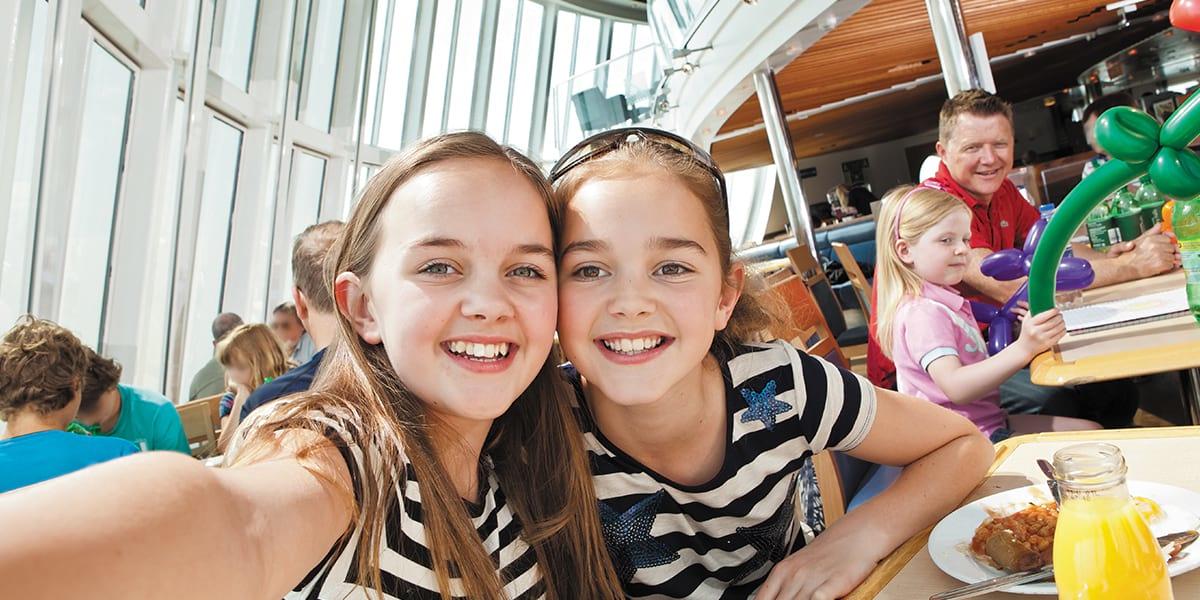 Family onboard DFDS ferry
