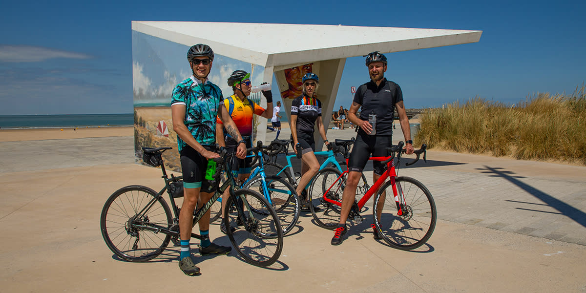 Cycling in Europe (Calais, France)