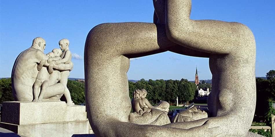 Vigelandsparken in Oslo 